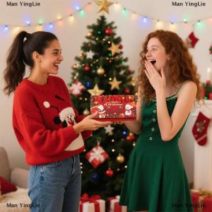 [COD] Man YingLie Christmas Cash Gift Envelopes Money Gift Card Holders For Cash Surprise DIY Holiday Envelopes For Xmas Party Gifts