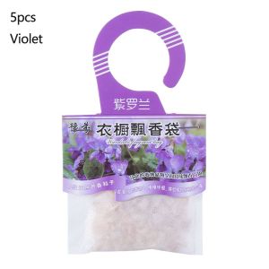 FWFHTP 5packs Natural Fragrant Air Fresheners Fragrances Wardrobe Sachets Deodorizing Paper Aromatherapy Bag Spices Bags