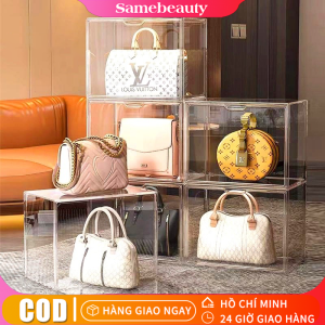 Acrylic Hộp Mica Hộp Nhựa Trong Suốt Hộp Đựng Giày Trưng Bày Túi Xách Nắp Nam Châm Chất Lượng Cao