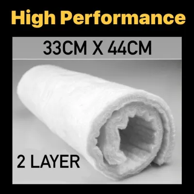 30cm x 44cm Y15ZR / RS150 / LC135 / BELANG BIG RACING EXHAUST FIBER EKZOS MUFFLER FIBRE UNIVERSAL TEBAL 2 LAYER