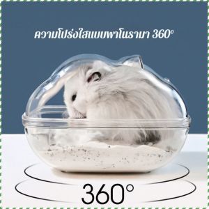 อ่างอาบน้ำ พื้นที่กว้างขวาง ทำความสะอาด ห้องน้ำหนูแฮมสเตอร์ น่ารั ก ันน้ำกระเซ็น สุขภาพ สุขภาพดี