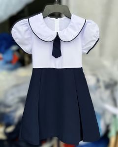 Đầm học sinh tiểu học váy liền học sinh bé gái