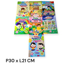 BUKU PAKET MATERI PAUD FULL COLOUR DAN GAMBAR I ORIGINAL