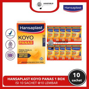 Hansaplast Koyo Panas dan Hangat 1 Box 10 Sachet - Pereda Pegal dan Nyeri Otot isi 10 Lembar