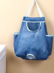 Washable Plastic Bag Dispenser Wall-Mounted Mesh Garbage Bag Dispenser - Holder Storage Organizer For Kitchen