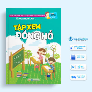 Sách - Tư Duy Toán Học Hàn Quốc - Tập Xem Đồng Hồ-Vanlangbooks