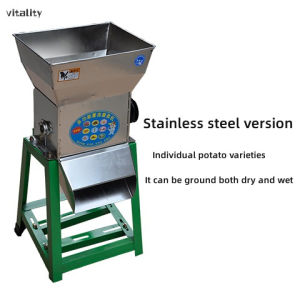 Copper Core/220vstainless Steel Heavy Duty Grinder for Cassava Purple Potato and Other Root Crops