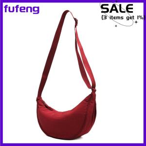 fufeng Túi đeo chéo túi bánh bao nylon túi đeo vai túi đeo chéo hợp thời trang và đa năng