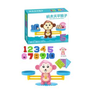Kids Balance Math Game Relieve Boredom Balance Scale Number Board Game Digtal Math Board for Play Funny Table Toy Best G