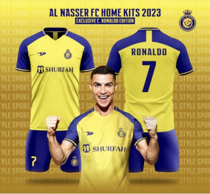 STELAN ANAK RONALDO AL NASSR 2023 STELAN BAJU BOLA ANAK JERSEY BOLA ANAK Lazada Indonesia