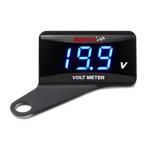 KOSO Volt Voltmeter Universal Motorcycle Volt meter Super Waterproof Electromobile Car LED Digital Volt Meter Higher Quality