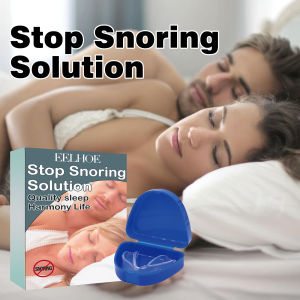 EELHOE Anti Snoring Mouth Guard Snoring Solution Comfortable Anti Snoring Mouthpiece Helps Stop Snoring Anti-Snoring Devices Adjustable Anti Snoring Mouth Guard Anti-Snoring Mouthpiece Sleeping Devices Bruxism Snoring Stopper Improve Sleep Mouthpiece