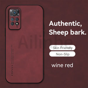 For Xiaomi Redmi 10 10A 10C A1 Plus 9A 9C 9T 9 Note 11 10 9 Pro 11S 10 10S 9S Case Luxury Lambskin Cortex Matte Soft Silicon All-inclusive Lens Shockproof Protection Phone Back Cover