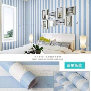 BELI 3 GRATIS 1 Wallpaper Stiker Dinding Dekorasi Plafon Furniture Bahan PVC