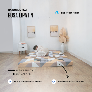 Kasur Lipat Busa Ukuran 140x200 Tebal 10 cm | Kasur Busa Lipat 4 | Garansi 5 Tahun