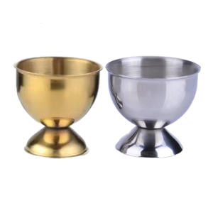 Stainless Steel Eggs Holder for Breakfast and Kitchen Use Boiled Cooking Tool Stainless Steel Eggs Cup for Boiled Eggs