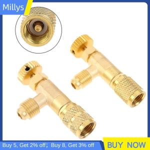 Millys Air conditioning repair liquid safety valve R410A R22 1 4 5 16 Safety Adapter