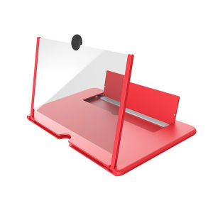 12 Inch 3D HD Mobile Phone Screen Magnifier Video Amplifier Folding Phone Stand Holder Magnifying Handphone Support All Phones