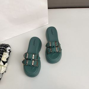 The Korean Version of High-value Thick-soled Womens Slippers Is Fashionable and High-end Beach Shoes for Summer Wear