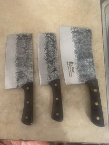 Bộ Dao Chặt Xương Thái Thịt Akatsuki Nhật Bản chất liệu thép không gỉ chuyện dụng cho nhà bếp