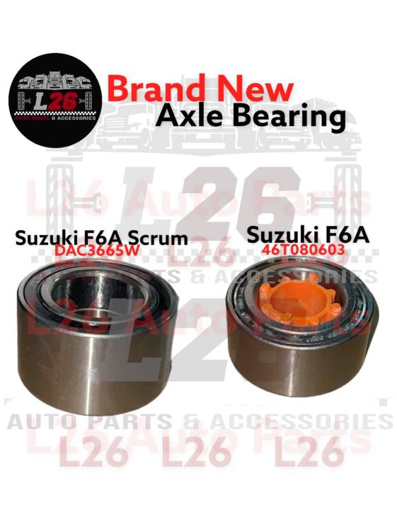 Axle Bearing Suzuki F6A MULTICAB SCRUM 46T080603, DAC3665W/8DEO7A34
