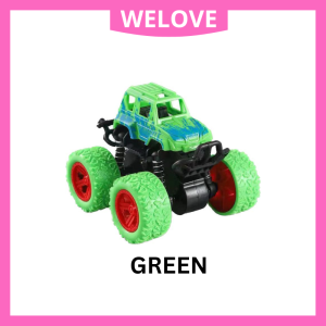 WELOVE 4 Wheel Monster Truck Pull Back Absorber 360 Rotate Vehicle Car Toy Kereta Mainan Kid Gift
