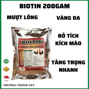 siêu tăng trọng vỗ béo cho gà vịt 200gam đỏ tích kích mào vàng da mượt lông. thú y trường thịnh