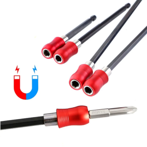 Drill Bit Extension 6.35mm Magnetic Hexagonal Shank Impact Driver Bit Set Bar Socket Chuck Adapter Power Bit Holder