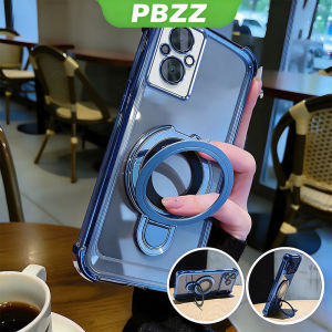Ốp lưng PBZZ cho điện thoại OPPO Reno 7Z 8z 5G RENO 7 8 LITE 5g Ốp mềm silicon chống sốc thiết kế mới thẩm mỹ ốp trong suốt có túi khí màu hồng dễ thương kèm giá đỡ dành cho nữ SJUZJ02