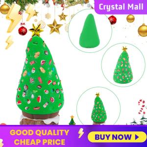 COD [Free Shipping] Christmas Trees Crafts Set Multi-Purpose Air Dry Clay Kits Handmade Christmas Tree Crafts for Xmas Stocking Stuffers
