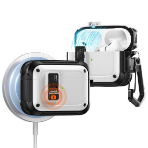 ZUZG for AirPods Pro 2nd Generation Protective case Magnetic Suction Technology Latch Wireless Cover For AirPods Pro Case Compatible with Airpods Pro 1/2 and Works with MagSafe