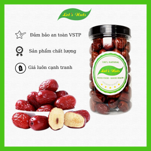 Táo đỏ sấy khô Tân Cương hũ 400g quả chắc dẻo mềm ngọt - Đồ ăn vặt SUSUTOSHOP