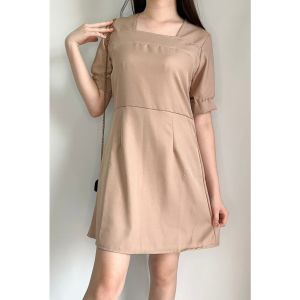 Ken-301 Dress Pesta Dress Formal Mini Dress Korea Look Bodycon Dress Kondangan Free Tali Pinggang