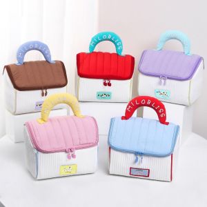 BEAUTYLADIES Puppy Cartoon Cosmetic Bag Cat House Shape Toiletries Bag Sweet Zipper Makeup Bags Girls