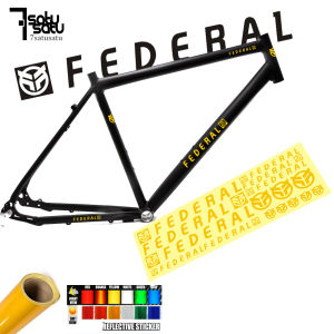 Stiker sepeda Federal variasi Frame tahan air
