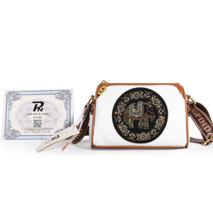 [BISA COD] 2086 Tas Louyis Panda Free Certificate + Paper bag Tas Gajah Selempang Wanita Fashion