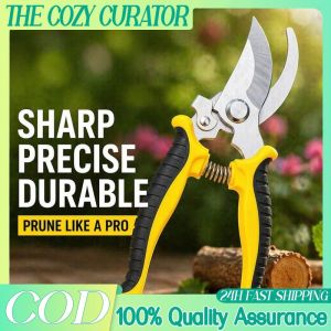Pruning Shears Grafting Cutter Garden Hand Pruner Sharp Blade Spring Loaded Fruit Tree Branch