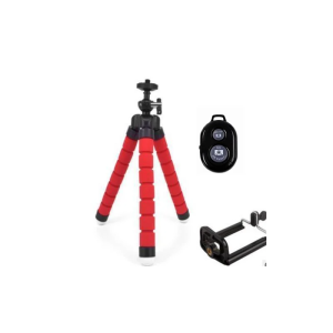 ที่วางโทรศัพท์มือถือมัลติฟังก์ชั่น การสนับสนุนที่ยืดหยุ่น ขาตั้งกล้อง ถอดออกได้ แปดก้าม หลายมุม