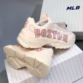 Giày sneaker MLB BOSTON độn đế màu hồng baby cho nữ cực kì đáng yêu 2020 ||.