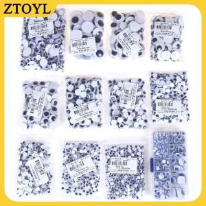 ZTOYL  Tự dính hỗn hợp mắt cho đồ chơi búp bê googly wiggly mắt Phụ kiện tự làm