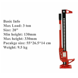 COOFARI Extreme Lift Jack 20 "33"48 "60" Farm Lift Jack Voor Suv offraod Rescue Rode Alle Cast Jack Universal
