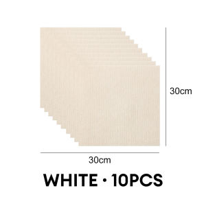 10Pcs Self Adhesive Carpet Non-Slip Floor Mat 30x30cm Square Floor Tiles Rugs Hotel Bedroom Living Room Office KTV Noise Prevention Mat Cuttable Karpet