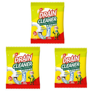 Powerful Drain Dissolving and Unclogging Agent Drainage Clog Remover Easily Dissolves Grease/Hair/Oils Dredging Agent Sink Pipes Cleaner