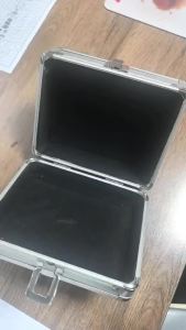 Hanson8 Hardware Tool Aluminum Alloy Tool Precision Instrument Case Storage with Sponge 170*140*73MM 5B9Z4