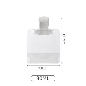 10PCS Liquid Packaging Bag Easy To Use Fluid Makeup Packing Bag Transparent Pouch