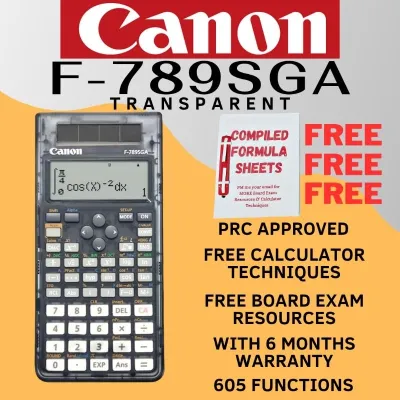 Canon F-789SGA TRANSPARENT f789sga f 789sga 789 sga f-789sga Scientific Calculators