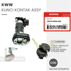 KWW KUNCI KONTAK ASSY REVO ABSOLUTE REVO FIT BLADE KARBU BLADE NEW/ KONCI/ KEY SET/ 35010/ KEY