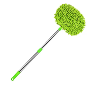 แปรงล้างรถ ม็อบล้างรถ ไม้ถูพื้น แปรงล้างรถยนต์ แปรงล้างรถไมโครไฟเบอร์ ยืดหดได้ 2 ระดับ (60-90 ซม.)