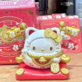 Original Sanrio Lucky Cat Figure Anime Tumblr Kuromi Cinnamoroll Pochacco Hello Kitty Figurines Decoration Ornament Gifts Toy. 