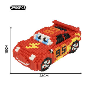 Nanafine【🚀 Thai Shipping】26CM การ์ตูนบล็อกประกอบชุด StellaLou Judy Mario Pikachu อนุภาคของเล่นการ์ตูนเพื่อการศึกษา ด้วยบล็อกอาคารค้อน